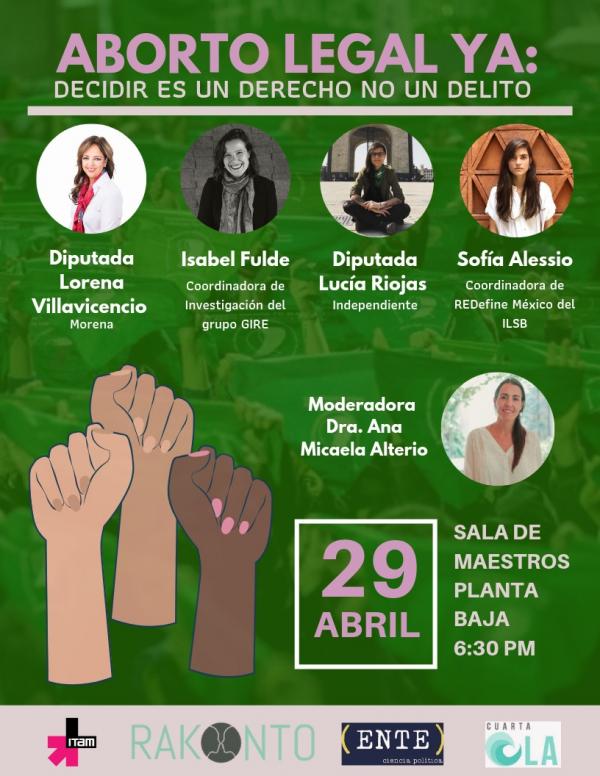 Aborto legal ya: Decidir es un derecho, no un delito