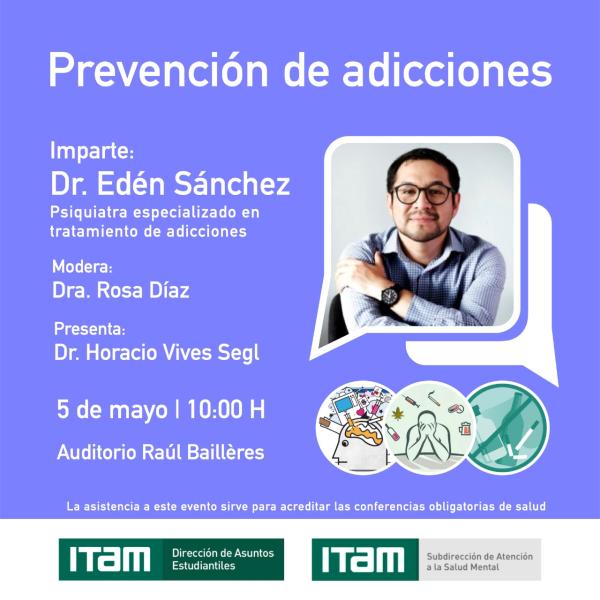 Póster Prevención de adicciones