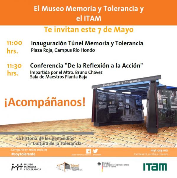 Inauguración de la exposición Túnel Memoria y Tolerancia