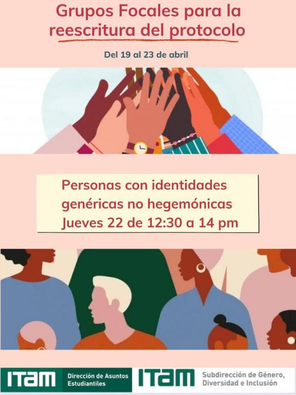 Grupos focales para la reescritura del Protocolo – Personas con identidades genéricas no hegemónicas